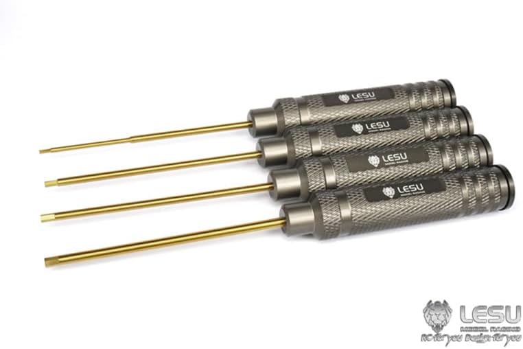 TOUCAN RC HOBBY LESU Model Metal Screw Driver Tool Set for 1/14 RC Tractor Truck for Tamiya Car