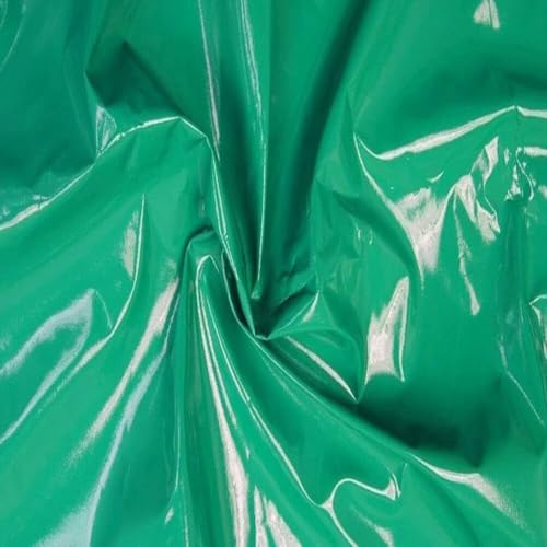 Fabrics-City Kiwi 5210 - Tela de charol (kiwi)