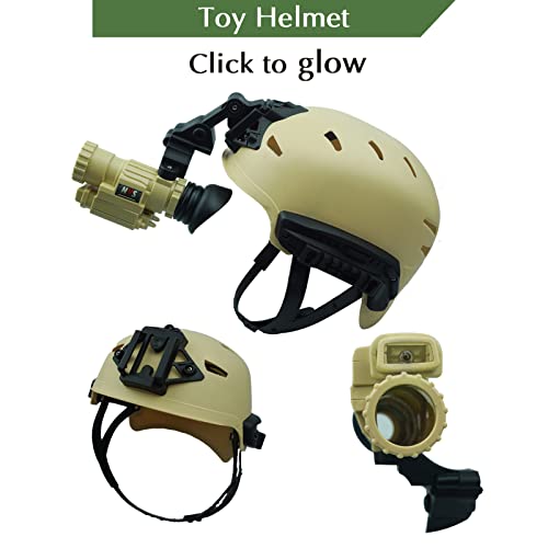 Redcrab Kids Army Toys Soldier Combat Costume Set With Helmet, Toy Guns For Boys,12Pcs Military War Accessories Dress Up Role Play Set For Kid Aged 3-10 Toddlers Boys Girls #TOP3