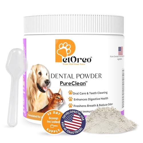 Cat-Dog-Teeth-Cleaning-Powder-Dog-Breath-Freshener-Perfect-for-Dog-Bad-Breath-Treatment-Plaque-Off-Tartar-Remover-Pure-Clean-Pet-Dental-Care-30-Scoops - Cucciolini Doodles   Cat-Dog-Teeth-Cleaning-Powder-Dog-Breath-Freshener-Perfect-for-Dog-Bad-Breath-Treatment-Plaque-Off-Tartar-Remover-Pure-Clean-Pet-Dental-Care-30-Scoops