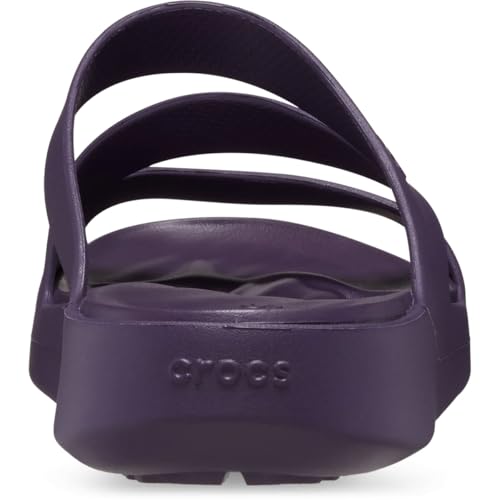 Image of Crocs Getaway Strappy Dark Iris Size 4 UK Women, Dark Iris, 4 UK