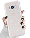 J.west Galaxy S8 Case, S8 Case Luxury Sparkle Glitter Pearly-Lustre Pattern Slim Flexible Clear Shockproof TPU Soft Rubber Silicone Cover Protective Phone Case for Samsung Galaxy S8 (Colorful)
