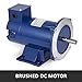 VEVOR 1/2 Hp DC Motor Rated Speed 1750 RPM 90V Electric Motor Permanent Magnet Motor