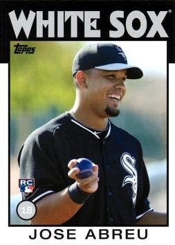 2014 Topps Archives Baseball #217 Jose Abreu Rookie Card - SP Rare!