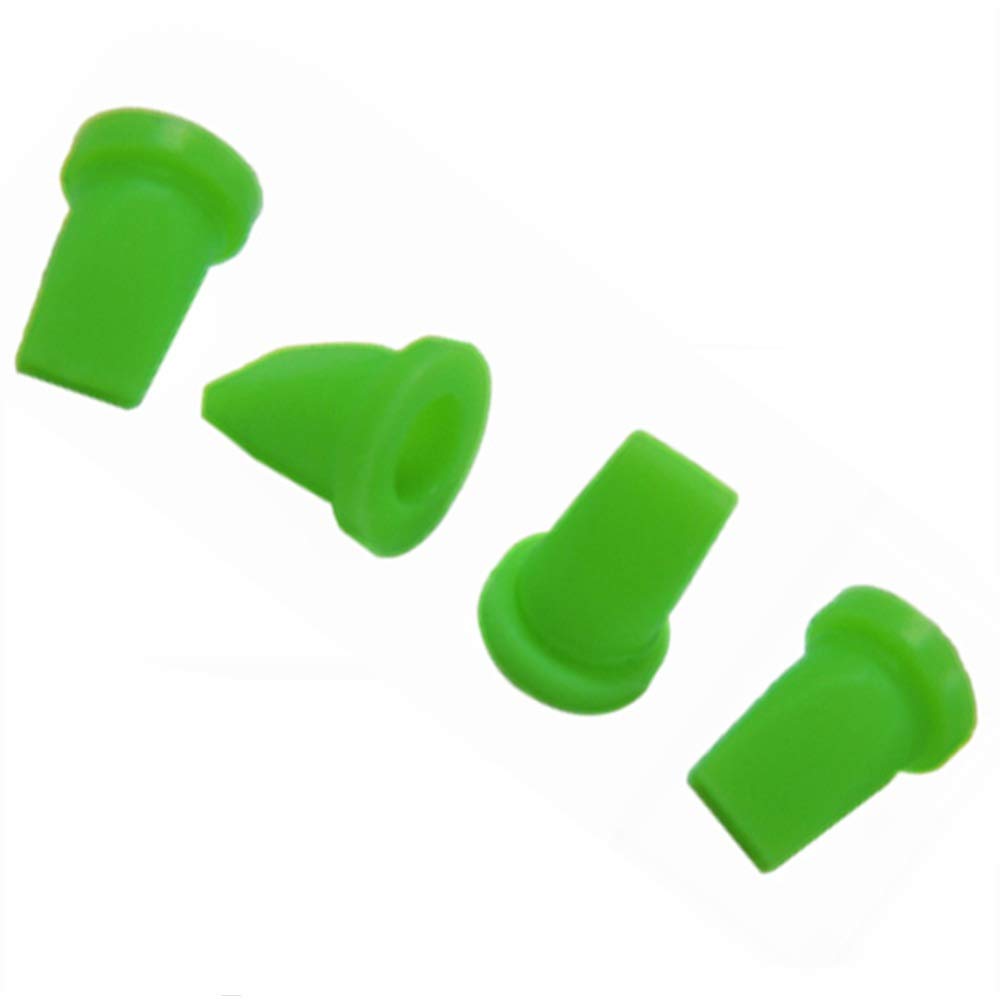 10 Pieces Green Silicone Duckbill Valve One-Way Check Valve 6.3 x 3.3 x 7.3MM for Liquid and Gas Backflow Prevent