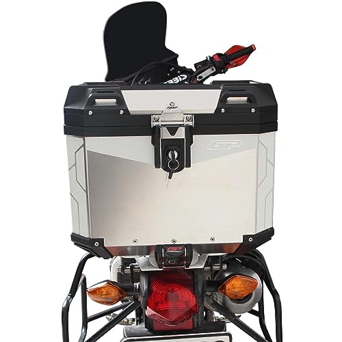 Coffre de moto rigide en aluminium de qualité supérieure - 2