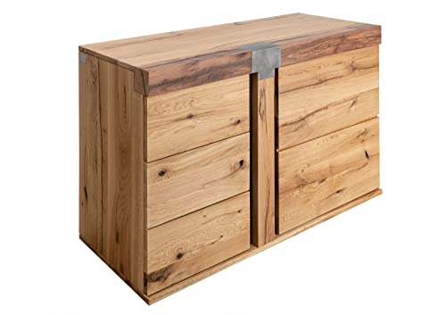 Bild: MASSIVMOEBEL24.DE | Sideboard Wildeiche/Zerreiche 115x45x75 Natur ge�lt NEW Amsterdam #09 f�r 1.092,41 EUR (-5%) statt 1.149,90 EUR bei amazon.de