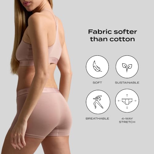 Image of Woxer Womens Boxers - Star 3 inch Boy Shorts Underwear for Women - Boxer Briefs