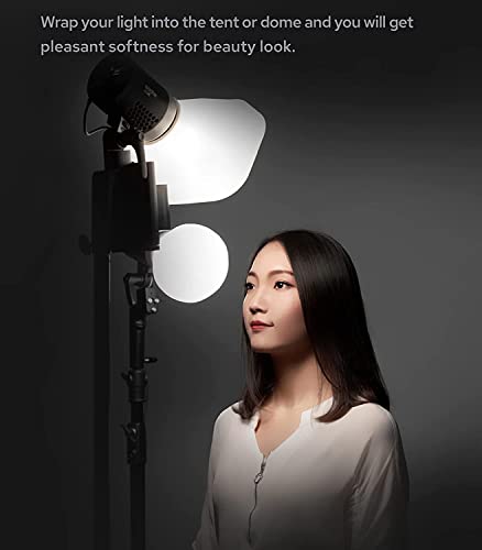 Image of GODOX ML30Bi Bi-Color 40W LED Video Light, 2800K-5600K Color Temperature with Reflector, CRI 96+ TLCI 97+, 7FX Effects,Slient Mode, APP Wireless Control (ML30Bi)