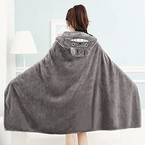 UKKO Couverture 160X90 Cm Mignon Mon Voisin Totoro Petite Couverture Adulte Dormant Confortable Bande Dessinée-Totoro,160X90Cm