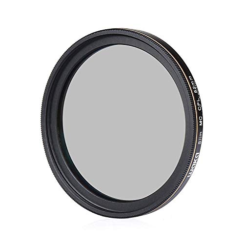 waka 52mm Circular Polarizing Filter, Ultra Slim 16 Layers MRC CPL Glass Polarizer Filter for Canon Nikon Sony DSLR Cameras Lens