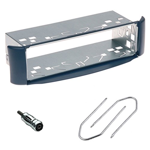 G.M. Production  2176 B + 153 + BLK  Kit de carcasa de Radio 1 DIN (ISO) para Smart Fortwo for Two (hasta 2000), color azul, (Comprobar fotos y detalles de compatibilidad)