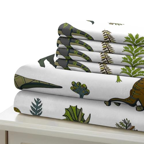 Housse de couette dinosaure 3D microfibre Super King 260x220cm - 7