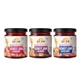 Eatopia Mixed Berry, Strawberry & Mulberry Honey Jam, Pack of 3 (720g)