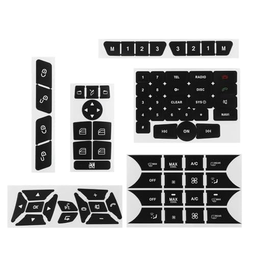 Accessoires intérieurs autocollants boutons de voiture W218 W212