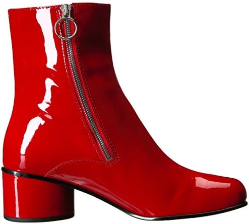 Marc Jacobs Women's Crawford Double Zip Ankle Boot Fashion, Red, 36.5 M EU (6.5 US) | Image 5