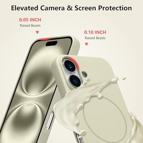 Coque de protection iPhone 16 6.1 compatible MagSafe sangle réglable