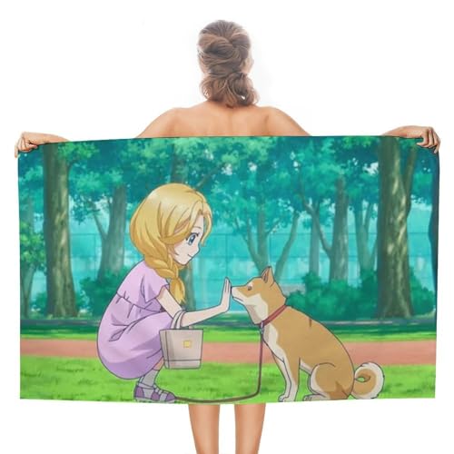 雨と君と (85) バスタオル ビーチタオル タオル スポーツタオル ビーチブランケット 速乾 高吸水 アニメグッズ 柔らかい 耐久性 ふわふわ 抗菌防臭 スポーツ ビーチ オールシーズンのサムネイル