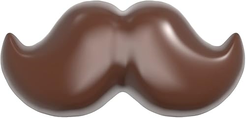 Molde de chocolate de policarbonato transparente 12066 con 21 cavidades de bigote de 0.886in x 1.890in x 0.728in de alto