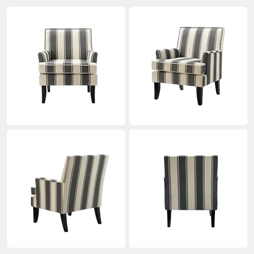 Sillón Moderno Plegable Negro miniatura 6