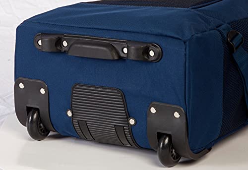 Fabrizio Einkaufstrolley Punta Wheel-Shopping-Roller 52 cm 36 Liter 2 Rollen Blau – Bild 7