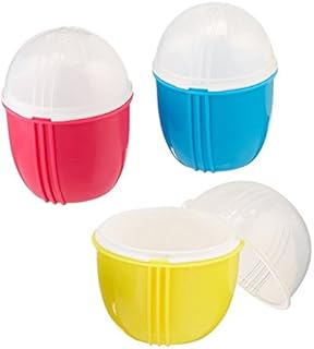 Zap Chef Microwave Egg Cooker Set, BPA-Free, 2 Small and 1 Large