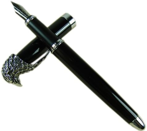 Lanxivi American Bald Eagle Head Clip Fountain Pen Rare Collection Black Fuliwen Pen