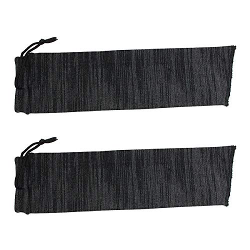 Merdia Gun Calcetín de Pistola Pistola de Almacenamiento Calcetines Pistola calcetín Pistola Pistola Funda-14 Pulgadas Gris (Paquete de 2 Piezas)