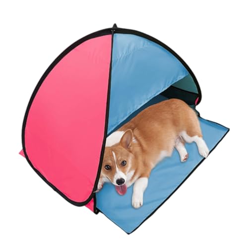 Tienda De Playa para Perros, Sombrilla Reposacabezas, Sombrilla con Protección UV para Portátil para Uso al Aire Libre en Camping, Jardín, Picnic, Senderismo, Pesca