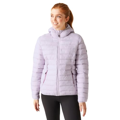 Regatta Chaqueta Acolchada con Capucha y Aislamiento Abrigo, Lilac Frost, 42 para Mujer