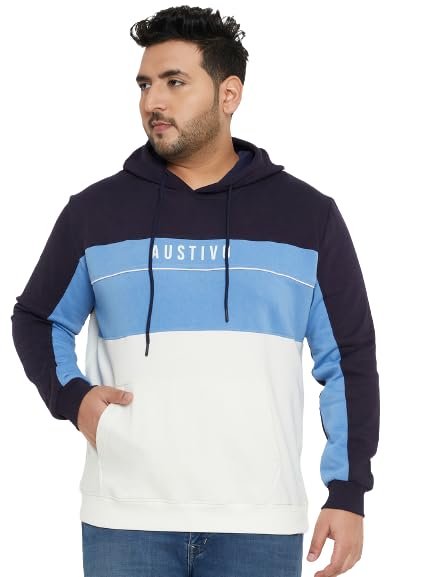 austivo Men's Multi Full Sleeve Printed Hooded Plus Size Sweatshirt-picture-53
