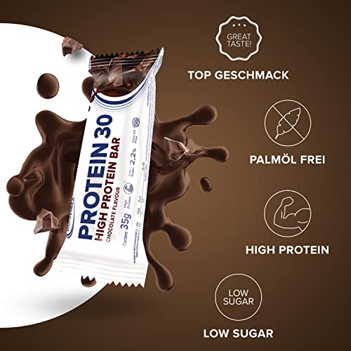 IronMaxx Protein 30 Eiweißriegel - Schokolade 6 X 35g | Palmölfreier Und Glutenfreier Proteinriegel Mit Vitaminen | Für Zuckerreduzierte Und Low-Carb-Ernährung Geeignet (Packung mit 2) 2