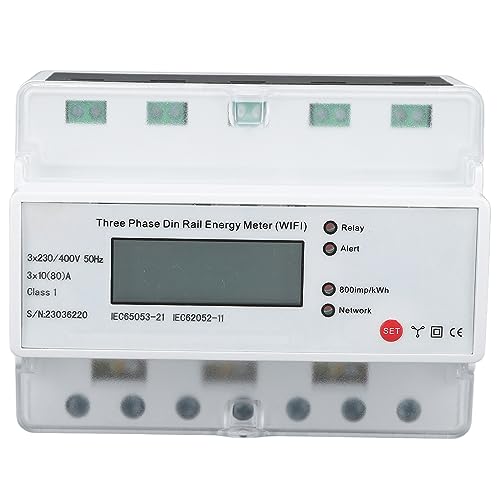 Medidor de electricidad inteligente 4G trifásico 4 hilos miniatura 6