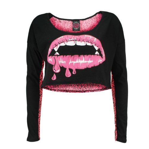 Too Fast - Camiseta - Mujer Negro black-pink 44