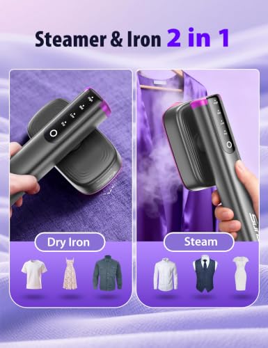 Image of Travel Steamer for Clothes, Portable Handheld Garment Steamer