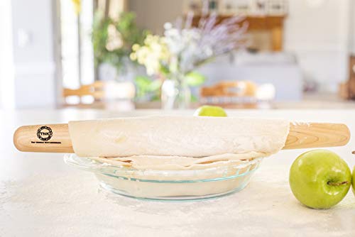 Sugar Maple French Style Rolling Pin: Tapered Solid Wood Design. Hand Crafted In The Usa. By Top Notch Kitchenware! #TOP7