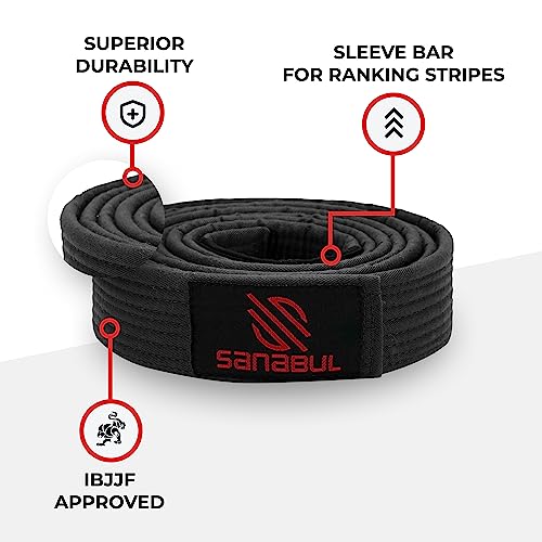 Sanabul Bjj Belt Black A3 #TOP4