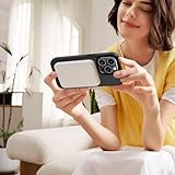 Lyhsgao for iPhone 14 Pro Case Magnetic: with Magsafe Full Camera Protection Military Grade Shockproof Cover Slim Thin Translucent Matte for iPhone 14 Pro Phone Case 6.1 Inch Black - Image 2