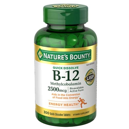 Vitamin B12's Lack Can Mimic Dementia: Know the Signs Now Natures Boun ty Vitamin B-12 2500 mcg, 300 Quick Dissolve Tablets