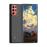 Loytal Battery Case for Samsung Galaxy S22 Ultra, 5000mAh Rechargeable Extended Battery Charging Charger Case, Add 100% Extra Juice, Not Compatible with S22 or S22+ (6.8 inch) Black