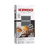 Kimbo Coffee Intenso Ground Coffee 250g | Italian Ground Medium Roast | Full Body, Traditional Naples Blend | Arabica Grind | Roasted in Naples, Italy