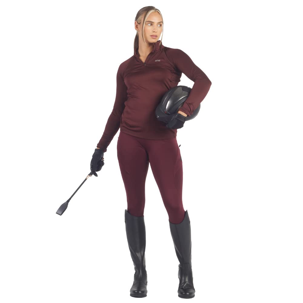 Horse Riding Leggings/Tights Women Matt Silicone Grip with Phone Pockets Premium Tights Equestrian Breeches