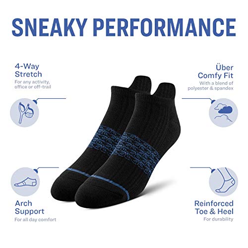 Pair of Thieves Men's Athletic Cotton Low-Cut Socks - 6-Pack Cushioned Comfort Socks for Sports, Work & Casual Wear2