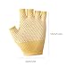 Ralondbey 1 Pair Silicone Antislip Five Finger Workout Glove Weight Training Glove Gym Glove Weightliftings Glove for Women Man