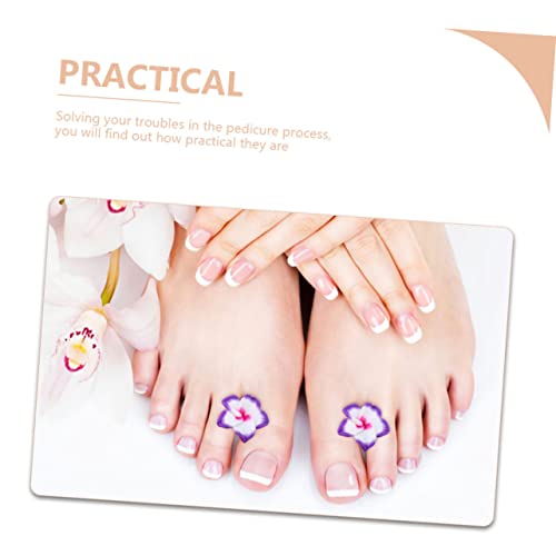 8 Unidades separador de unhas ferramentas para unhas ferramentas de salão de beleza strass acessório