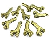 beadsvision 40 Charms Rollschuhe Rollerblades 22mm Anhänger Farbe Bronze #S328