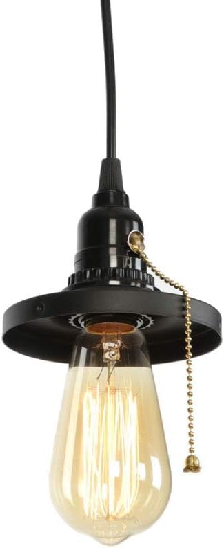 Miniatura 2 de Lámparas colgantes vintage industriales de metal para colgar en el techo, estilo americano, lámpara de una sola cabeza para cocina, comedor,