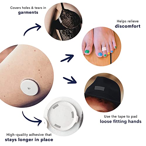 Ursa Tape, Stretchy Moleskin Fabric Tape Roll, Heavy-Duty No-Residue Fashion Tape And Body Tape For Fabric, Shoes, Skin And More, White, 100X15 Centimeters (39X6 Inches) #TOP2