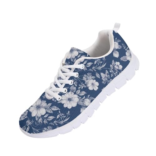 Forchrinse Womens Athletic Shoes Comfortable Lace Up Running Sneakers Breathable Lightweight Slip On Walking Tennis Shoe