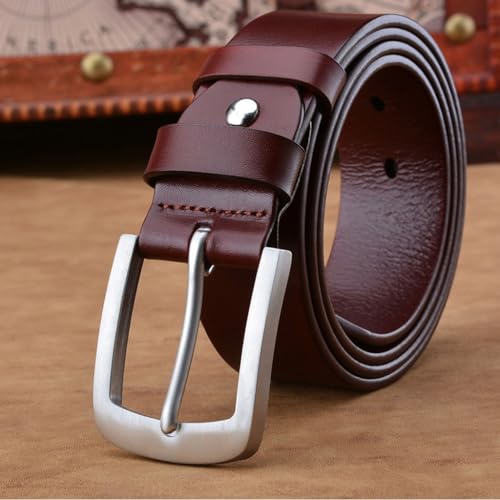 Belt for Men Business Casual Vintage Leather Belt Men Fashion Jeans Pin Buckle Strap Gift3